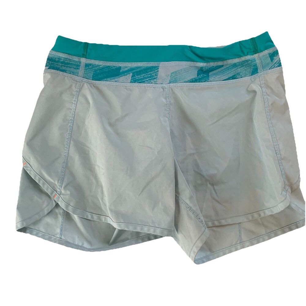 Ivivva Lululemon Girls 14 Shorts Brief Liner Zip Pocket Athletic Running *FAIR*